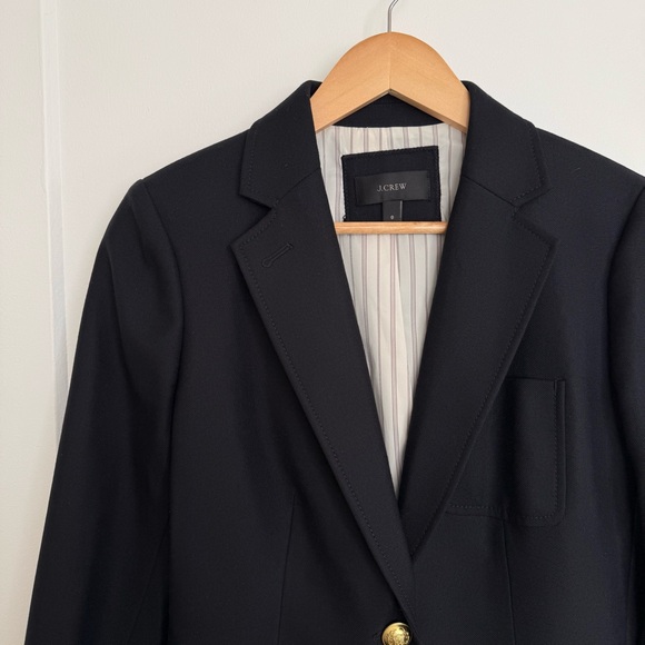 J. Crew - Rhodes Blazer in Italian wool - Navy - Picture 4 of 16